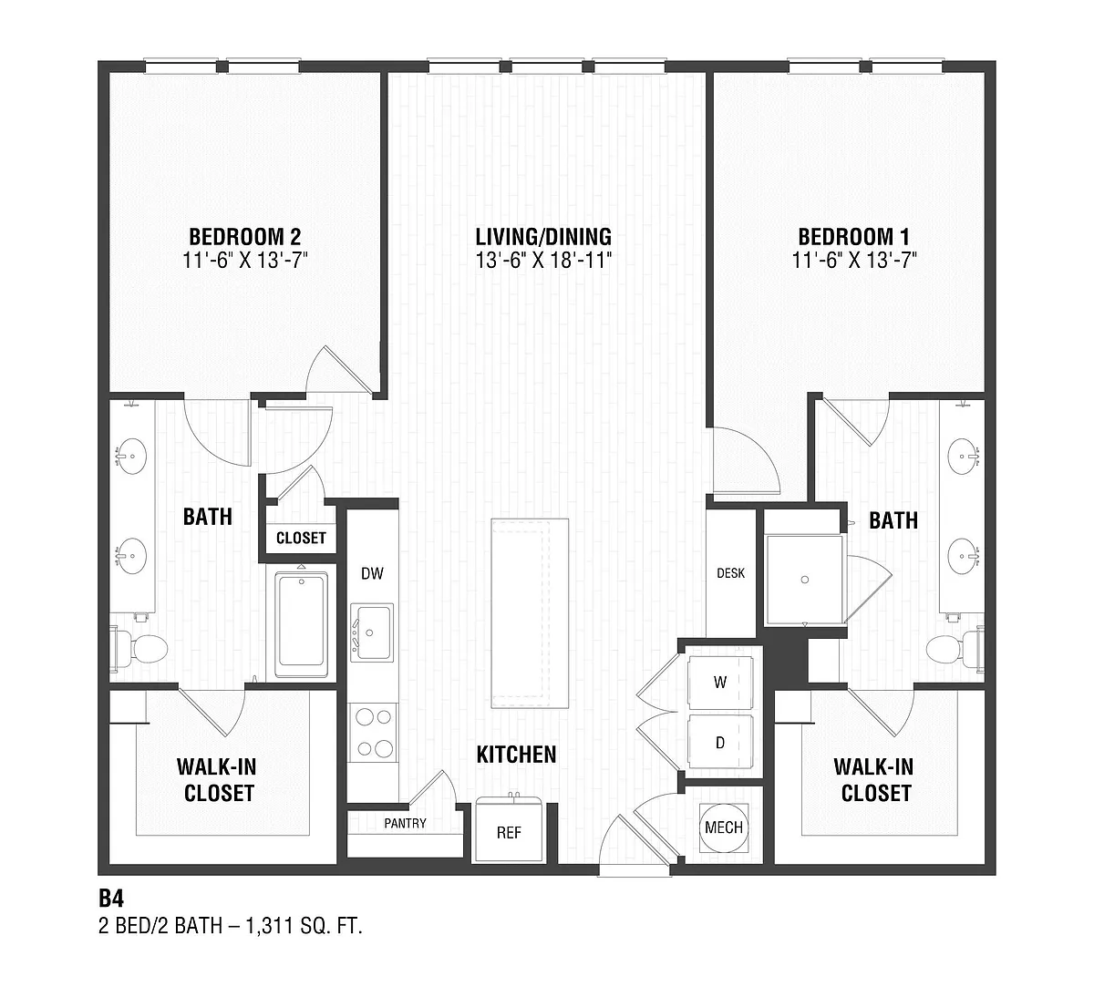 Floor plan B4