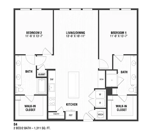 Floor plan B4