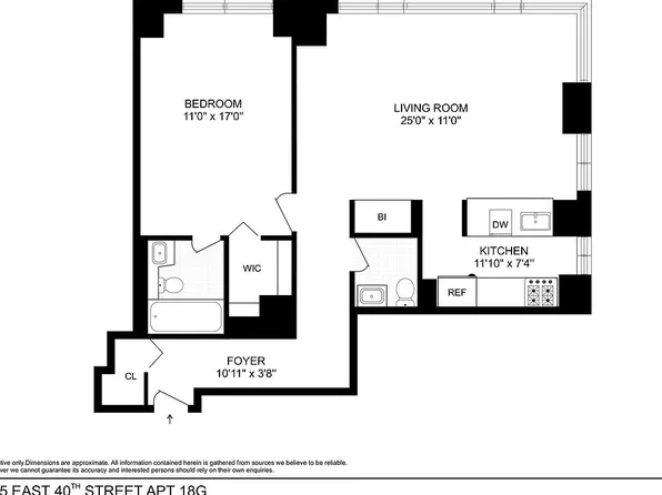 235 E 40th St APT 18G, New York, NY 10016