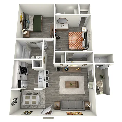 Floor plan B1