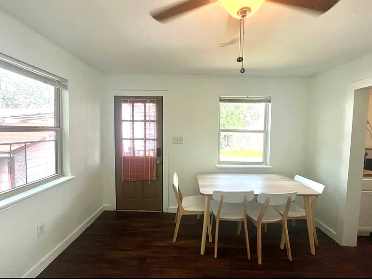 Entryway. Dining area directly off of the kitchen