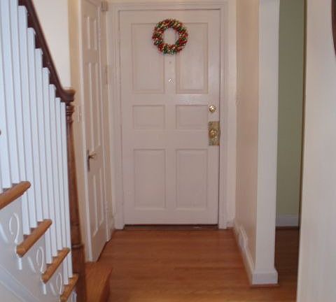 Kitchen View of Foyer