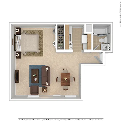 Floor plan Studio