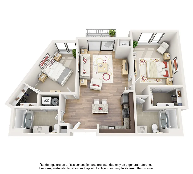 Floor plan The Sargent