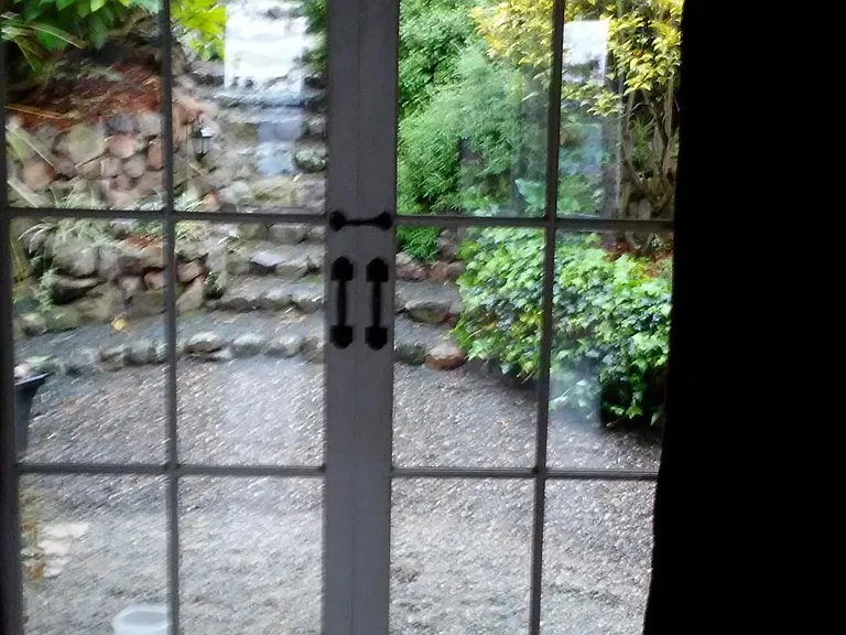Back garden view from the third side bedroom.