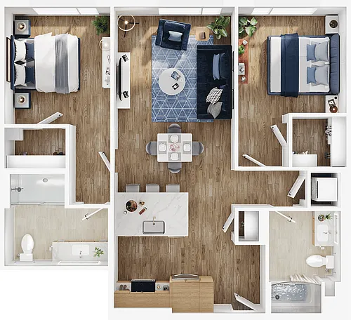 Floor plan B2-A