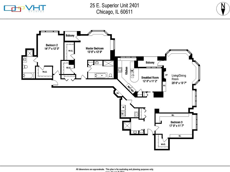 1st image of 25 E Superior St APT 2401