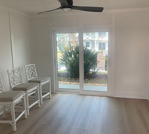 New flooring throughout