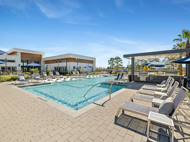 Pool with Lounge Chairs