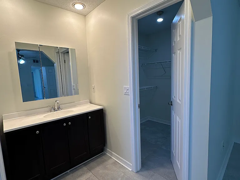 master-bathroom with walk-ointment closet