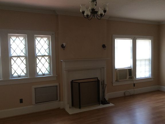 Living room with fireplace