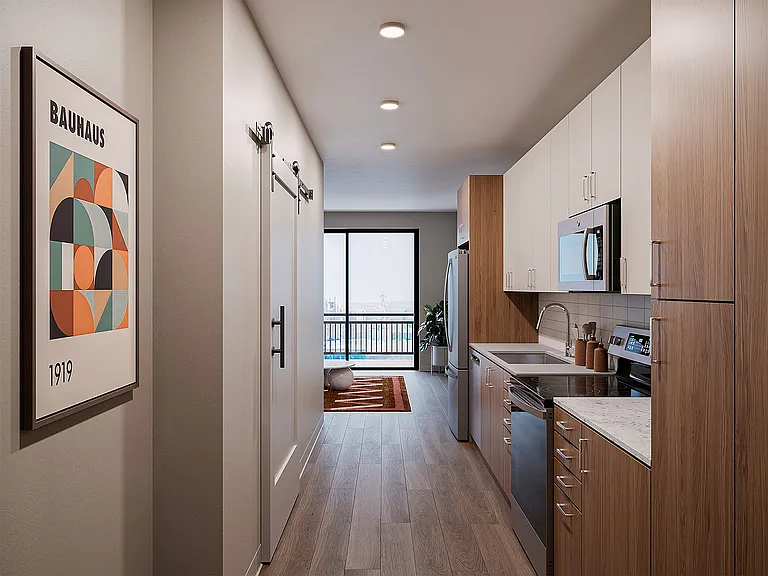 Sirius 1 BR - Entry + Kitchen