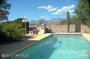 Pool and mountains