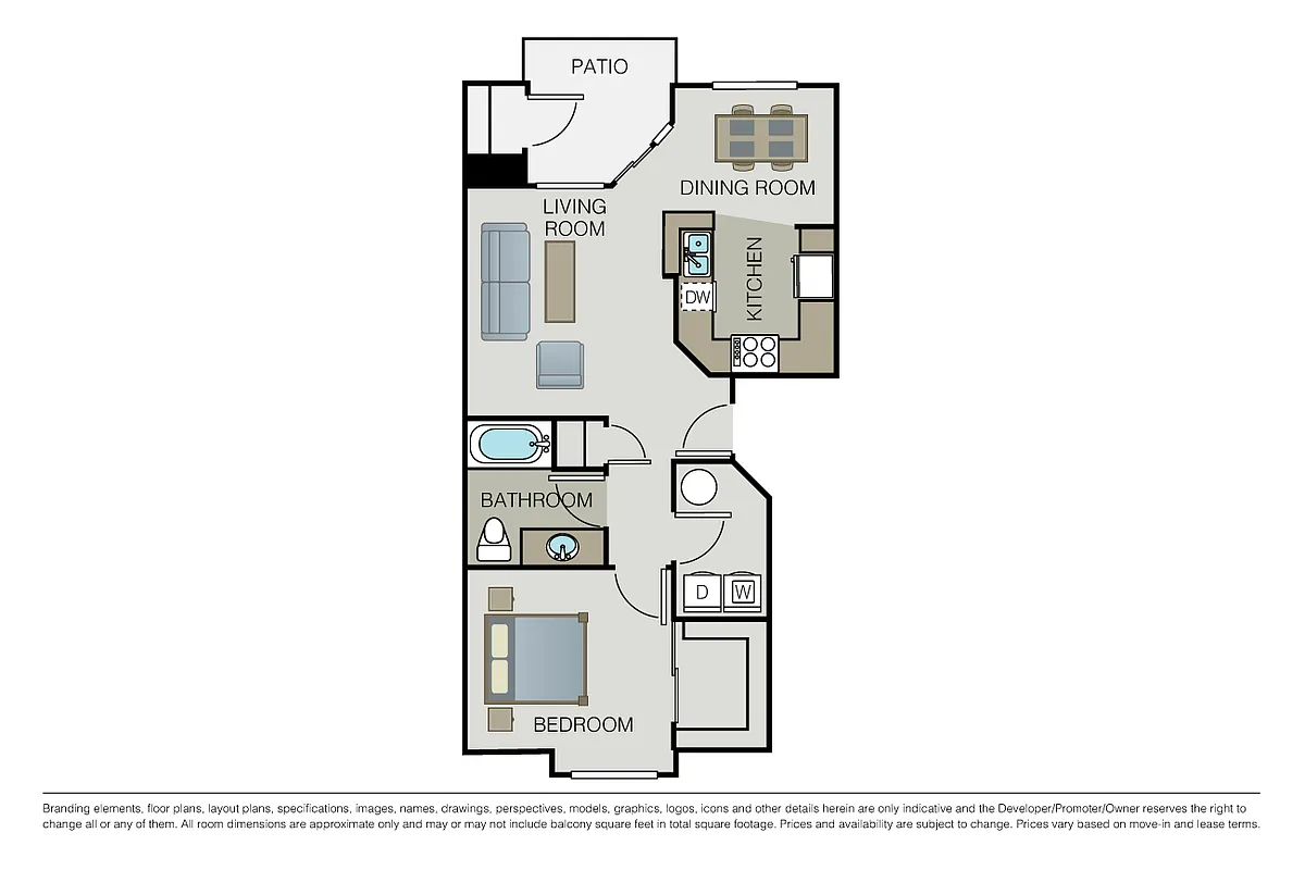 Floor plan Plan 1A