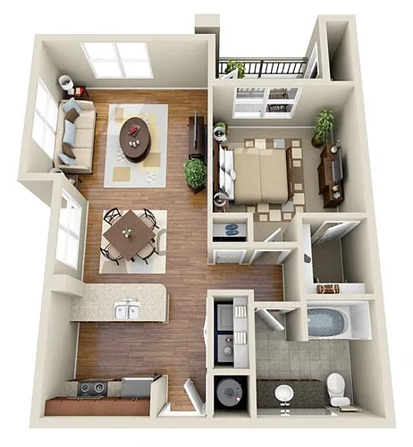 Floor plan A1D