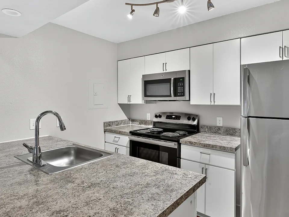 Cook, dine, and gather in a stylish kitchen space.