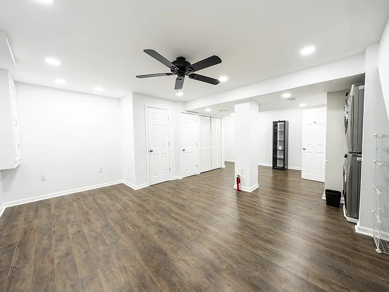 Basement office with second laundry