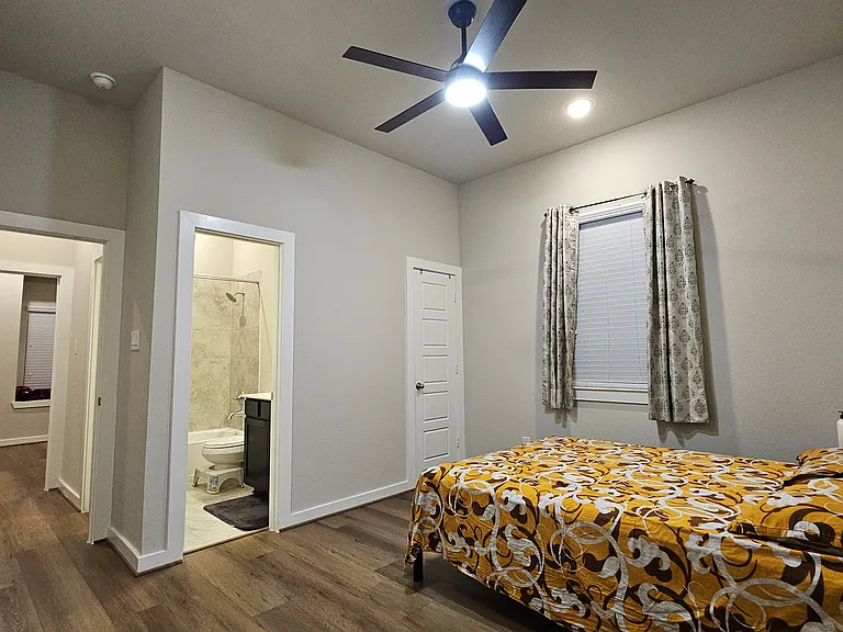 2nd Bedroom with attached bathroom shared with the 1st bedroom