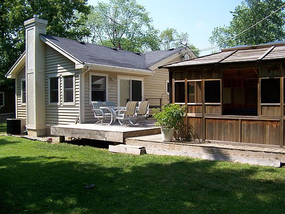 Back of house, deck and gazebo