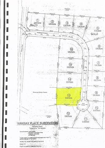 1st image of 0 Parkway Pl Lot 13