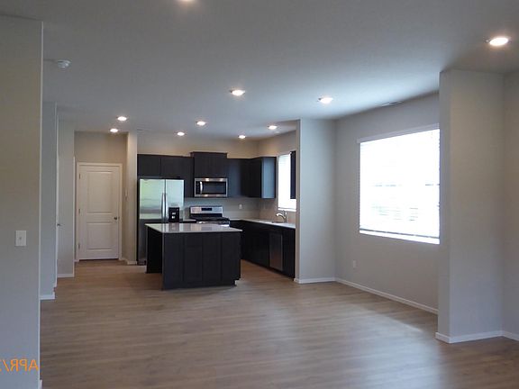 Great room and kitchen