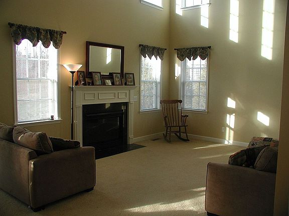 Family room, gas fireplace