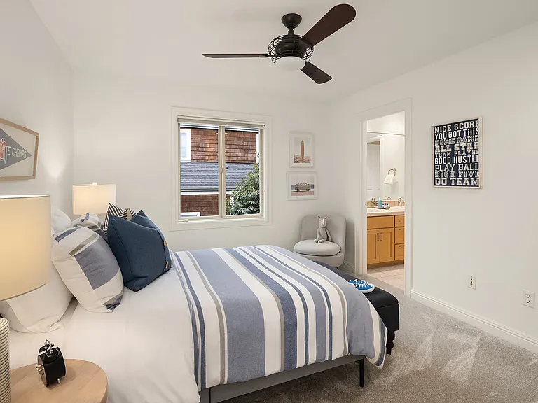 Bedroom 3 on second floor with jack & jill bath