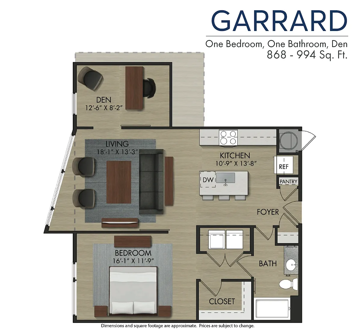 Floor plan Garrard