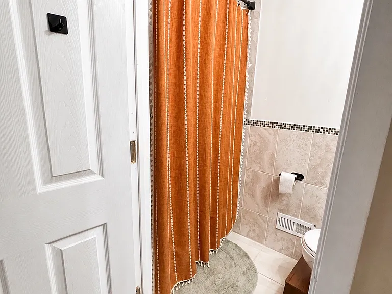 Stall shower in ensuite of Bedroom 1