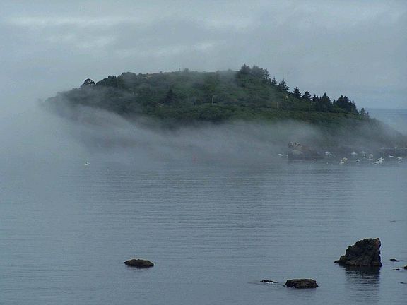Trinidad Head zoom from the house