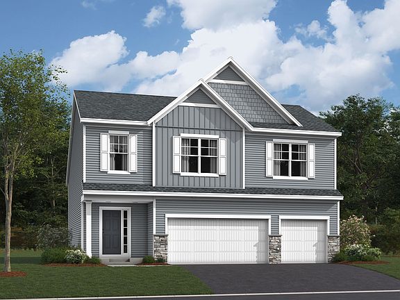 Carlton Elevation D 3-Car Optional Stone