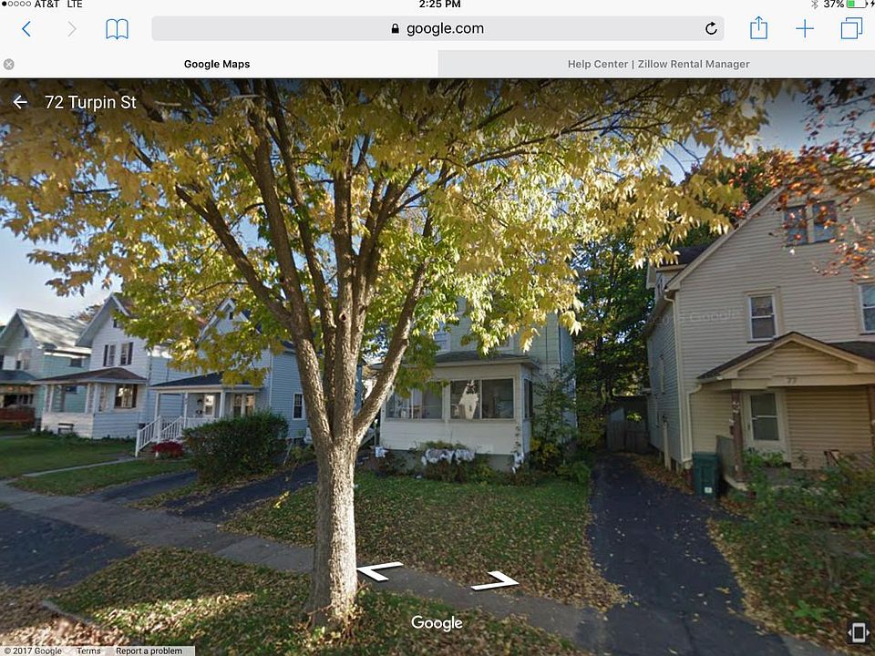 Outside front