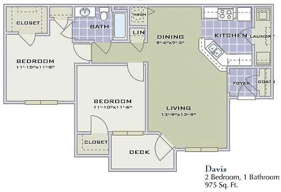 Floor plan Davis
