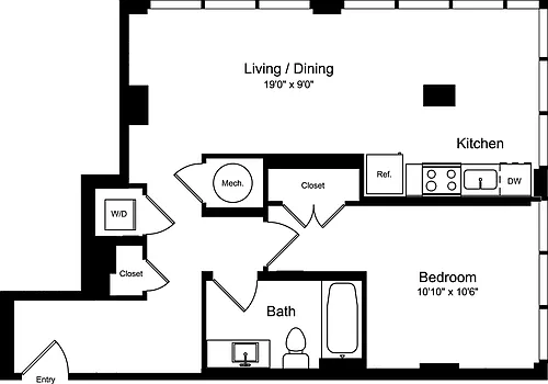 Floor plan 1F1