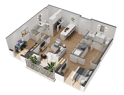 Floor plan PH4