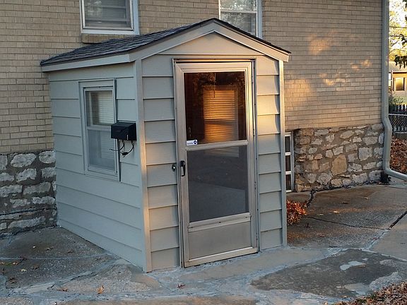 Private rear entrance to your apartment