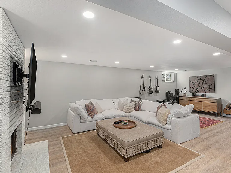 Basement living room