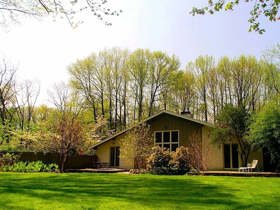View of house from back gardens