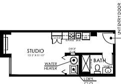 Micro Studio Floorplan Micro Studio Floorplan