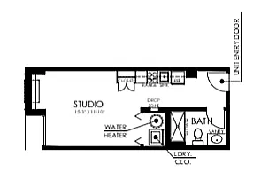 Floor plan Micro Studio