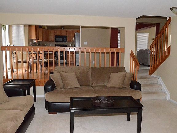 Family Room into kitchen