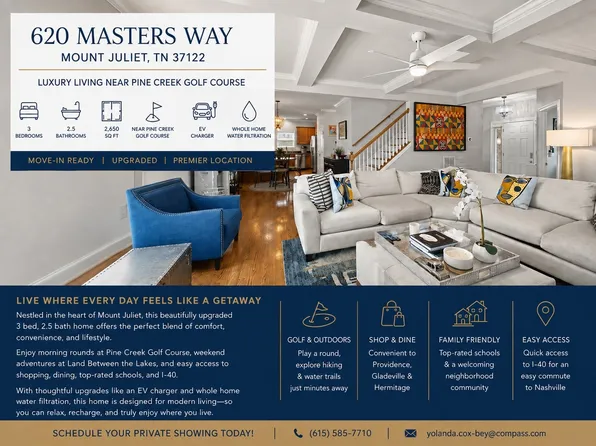 620 Masters Way, Mount Juliet, TN 37122