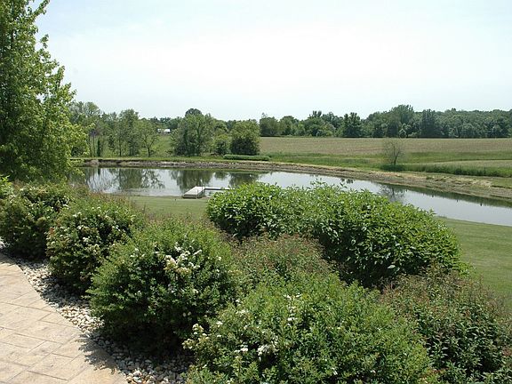 Partial View of Pond from a Patio Area