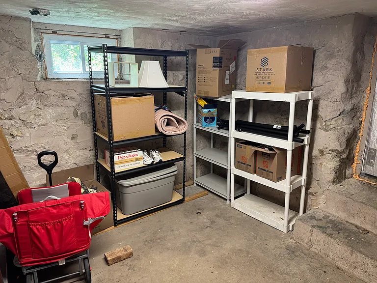Basement Storage with outside access . Aproox 60 Sq. ft.