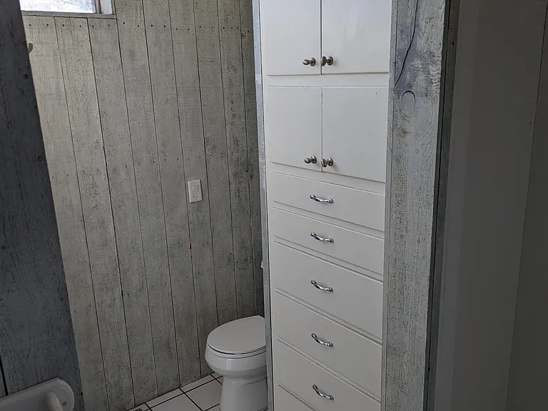 Primary drawers and toilet