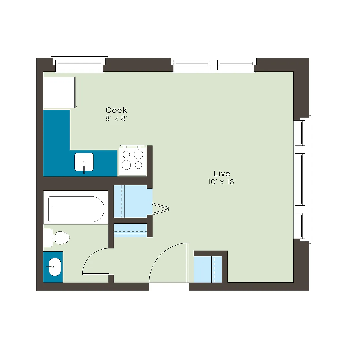 Floor plan twn2-0bA