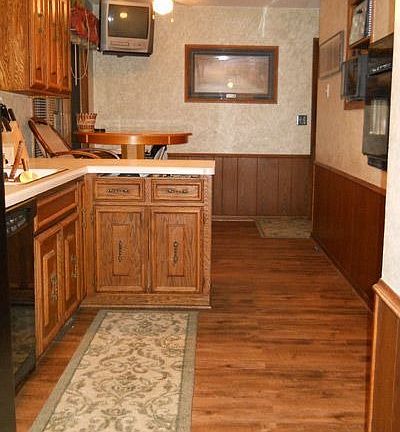 Updated kitchen with newer fefigerator, dishwasher and wall oven.