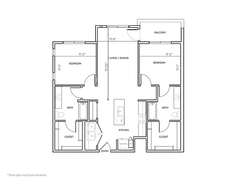 Floor plan Hammond