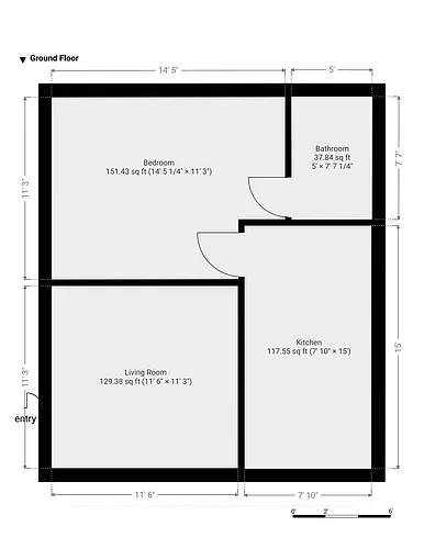 Floor plan The Flat