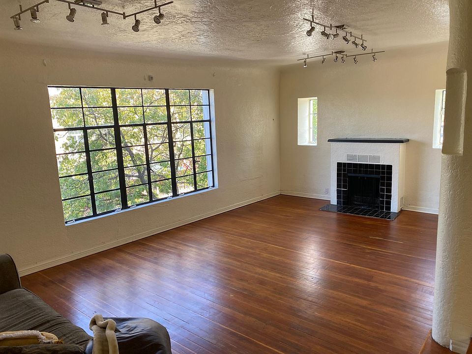 Living Room overlooking E Main Street and Grizzly Peak.